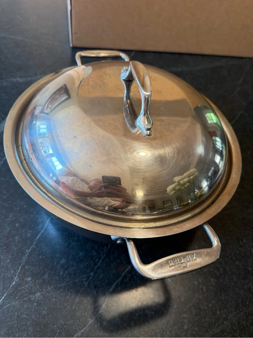 All clad copper core and Stainless Steel Covered  Pan - Picture 2 of 6